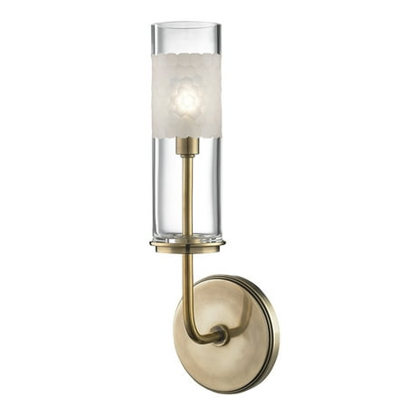 

Hudson Valley Lighting 3901 Wentworth 1 Light 14 Tall Bathroom Sconce - Brass