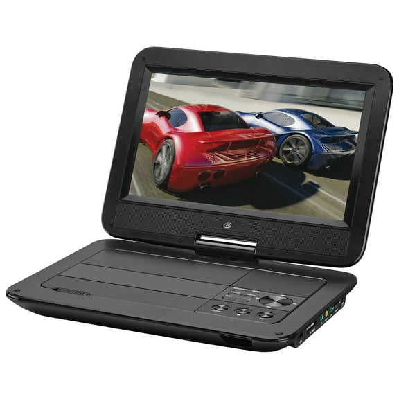 GPX 10 Inch Portable DVD Player with 1024x600 Resolution PD1053BX