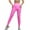 Hot Pink, variant on ZACPNCV High Waisted Yoga Pants Leggings for Women Solid Color Hip Lift Fitness Stretch Gloss Yoga Pants Olive Green