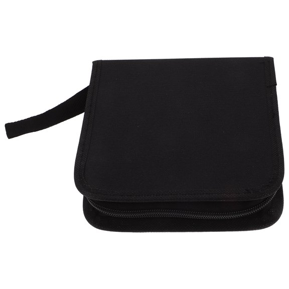 CD Case 40 Capacity Portable Travel DVD Case CD Protection Bag Protective Zipper CD Case Holder