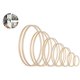 thumbnail image 1 of 14 anillos de madera de 7 tamaños para manualidades, juego de aros de anillos de madera de bambú kaili Sencillez, 1 of 4