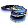 thumbnail image 2 of Godinger 16602 Sous-Verres Agate&44; Bleu - Lot de 4, 2 of 5