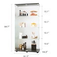 thumbnail image 4 of 4 Shelf and 2 Door Cabinet | Ideal for Living Room Decor. Showcase Items Clearly, 4 of 7