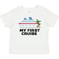 thumbnail image 3 of Inktastic My First Cruise with Cruise Ship and Palm Trees Boys or Girls Baby T-Shirt, 3 of 5