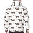 thumbnail image 5 of Hoodies for Men - Dachshund Dog Puppy No.1052 Long Sleeve Comfrt Men'S Fashion Hoodies & Sweatshirts, Sweatshirts for Men Hoodies Pullover Clothing Clothes with Pouch, 5 of 7