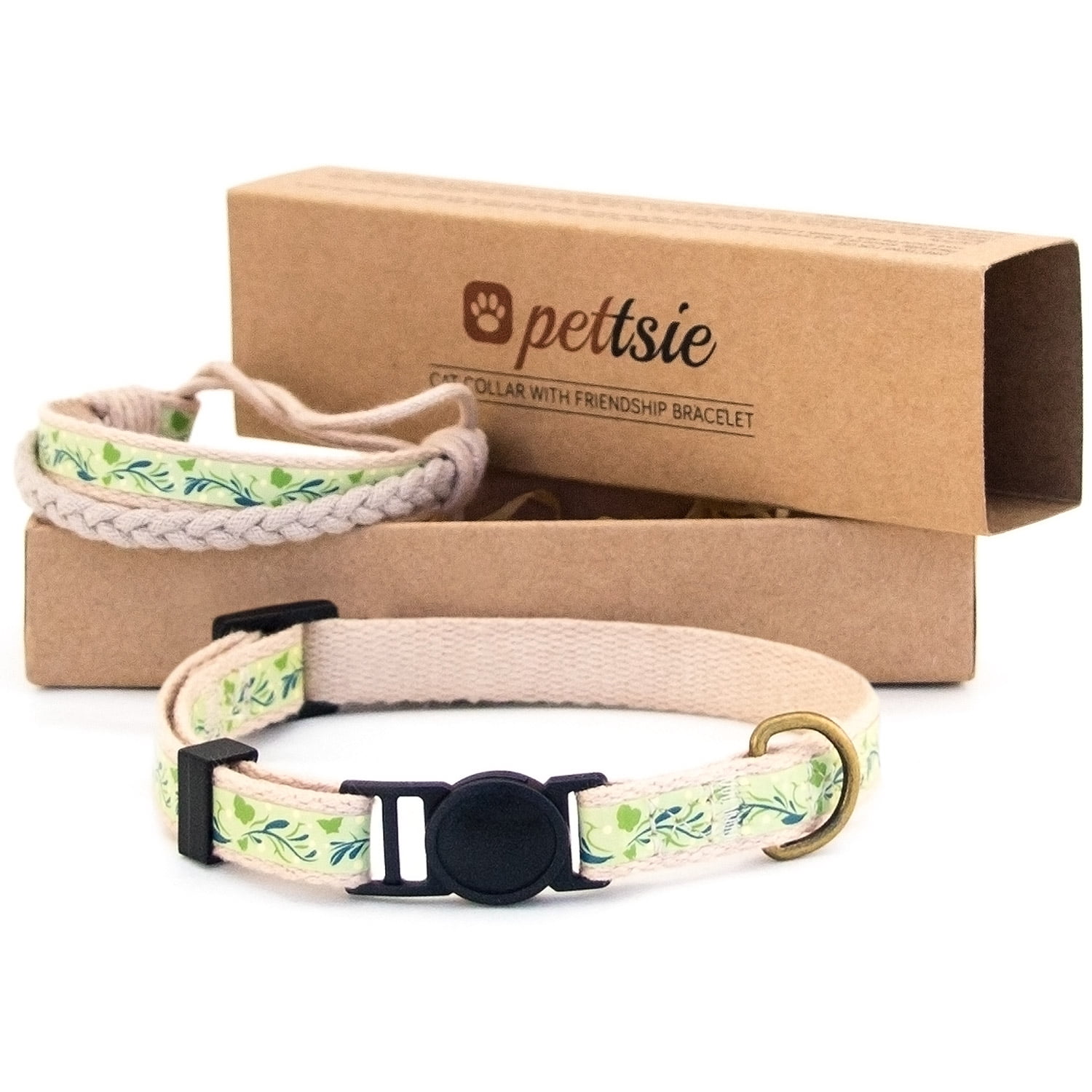 kitten collar green