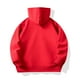thumbnail image 4 of Gibobby Sudadera playera de manga larga con cuello redondoBebé niños manga larga color sólido pulóver sudaderas con capucha sudaderas Top niños Unisex ab(Rojo, 5-6 Años), 4 of 5
