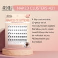 thumbnail image 3 of Pestañas postizas Ardell Naked Clusters 421, 50 racimos, paquete de 1, 3 of 6