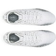 thumbnail image 4 of Under Armour Men's UA Spotlight Clone 3.0 MC Football Cleats White/White/Metallic Silver -  3026334-100, 4 of 5