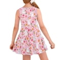 thumbnail image 2 of Suhoaziia Easter Egg Princess Dress Up for Girls Toddler Girls Dress Up Flared T-Shirt Dress Swing Skater Midi Dress,Rabbit Adorable Breathable Twirly Skater Dress Size 11-12 Years, 2 of 6