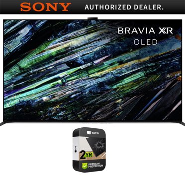 Sony XR65A95L BRAVIA XR A95L 65 inch QD-OLED 4K HDR Smart TV with Google TV 2023 Bundle with 2 YR CPS Enhanced Protection Pack