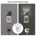 thumbnail image 3 of Honeii Palm Trees Print LED Night Light with Light Sensor, Night Lights Plug Into Wall,Ideal for Bedrooms and Hallways-US, 3 of 7