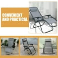 thumbnail image 3 of LRXIYODE 1Set Grey Folding Chair Replacement Fabric Sturdy Breathable Cloth for Outdoor Use, 3 of 8