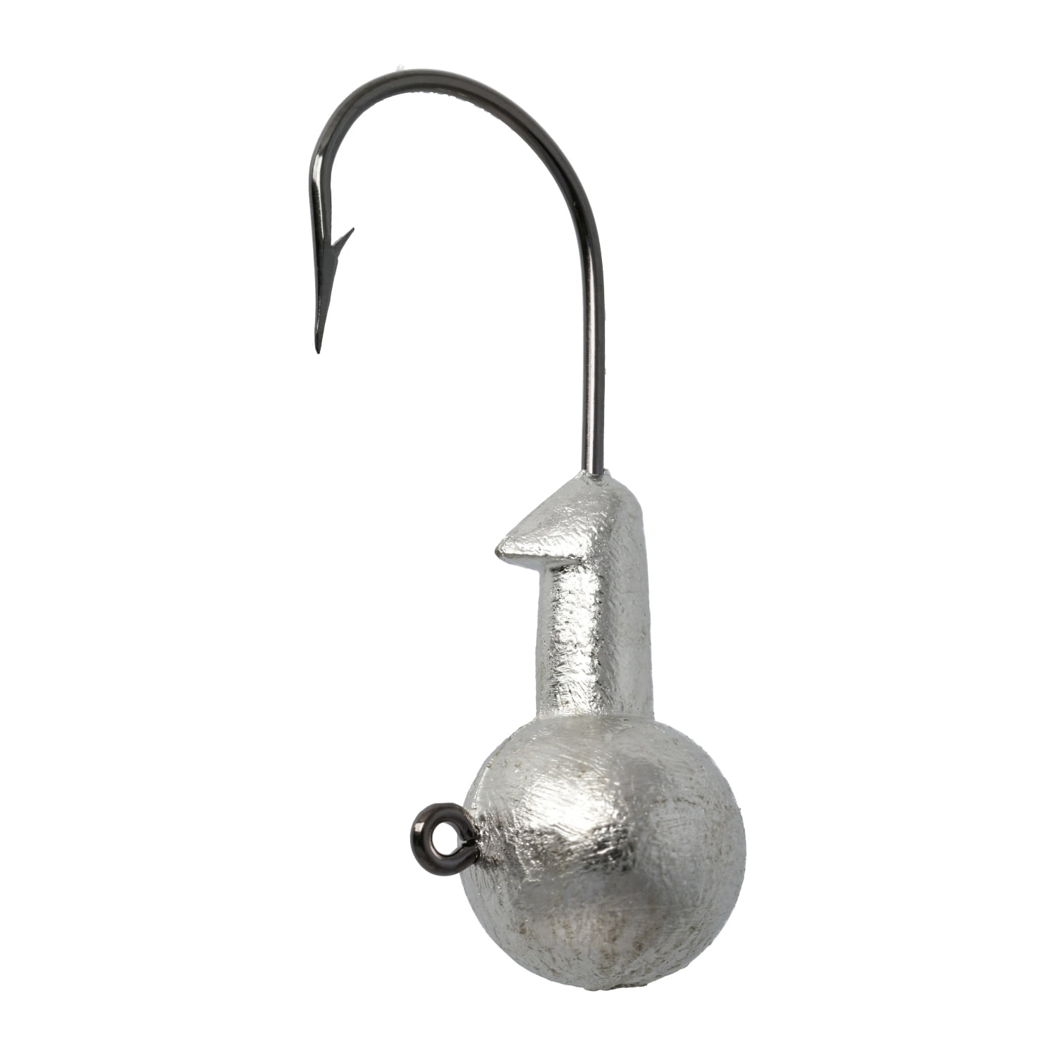 Eagle Claw Non-Lead Tin Ball Head Fishing Jig, Unpainted, 3/8 oz.