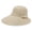 Beige, variant on Sun Hats For Women Flower Decor Topper Floppy Packable Lightweight Summer Visor Fashion Beach Hats Orange,One Size
