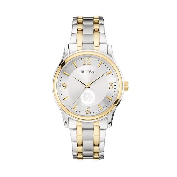 Men's Bulova  Silver/Gold Walsh College Two-Tone Stainless Steel Watch