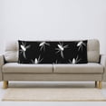 thumbnail image 5 of Body Pillow Cover - Soft Body Pillow Pillowcase, white spider doodle black Breathable Long Body Pillow Case Cover with Invisible Zipper 20x60in, 5 of 5