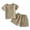 Brown, variant on Linfrsh Toddler Baby Boy Clothes Summer Holiday Style Outfits Short Sleeve Top T-Shirt & Pocket Pant Set 12 Months-4 Years(Blue,6-12 Months)