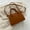 Brown, variant on Popular Version Of Solid Color Mini Bag Female Handbag Spring New Versatile Small Bag