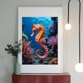 thumbnail image 2 of Diamond Art Kits for Adults - 5d Orange Seahorse Coral Reef Scene Diamond Painting for Adults, Diamond Art for Adults Beginners, Diamond Painting Kits for Adults for Home Wall Decor, 2 of 7