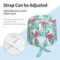 thumbnail image 3 of Salouo Flamingo Print Adjustable Working Caps,1 Pcs Working Hats Elastic Scrub Hats Elastic Tie Back Hats Unisex Nurse Scrub Cap Nurse Hats ,One Size, 3 of 7