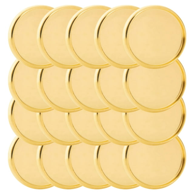 50pcs Electroplating Solid Binding Rings Notebook Binding Discs Binding Buckle Loose-leaf Binder Buckles