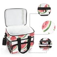 thumbnail image 6 of FORMRS Insulated Cooler Bag 24 Cans Capacity Soft Leakproof Lunch Box with Side Pockets, White Watermelon, 6 of 7