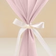thumbnail image 4 of Beige Cheesecloth Table 10Ft Chiffon Table Runner 29X120 Inches Dusty Blue Table Runner For Wedding Baby Girl Bridal Shower Decorations, Household Antependium, 4 of 9