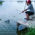 thumbnail image 6 of 150/170cm Telescopic Landing Net Folding Fishing Pole Extending Fly Carp Course Sea Mesh Foldable Fishing Net for Fly Fishing, 6 of 8