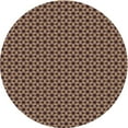 thumbnail image 1 of Ahgly Company Machine Washable Indoor Round Transitional Peru Brown Area Rugs, 3' Round, 1 of 7