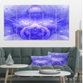 thumbnail image 1 of Infinite Blue Boundaries of World - Floral Canvas Art Print, 1 of 4