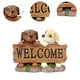 thumbnail image 2 of Estatua de perro, figura de cachorro, artesanía coleccionable, escultura creativa de perro, decoración de jardín, interior, exterior, césped, balcón, 2 of 6