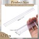 thumbnail image 2 of Protector de puerta de gabinete de 4 piezas, protector de borde deslizante para cajones de 18" x 7/8" para puertas de gabinetes de cocina de 11/16"- 13/16" de grosor, transparente, 2 of 6