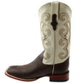 thumbnail image 4 of Western Boots Mens Cowboy Smooth Ostrich Kango White 10293-07, 4 of 7
