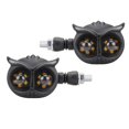 thumbnail image 1 of Projecteur de Moto Hibou LED Clignotant 12V Bicolore, 1 of 8