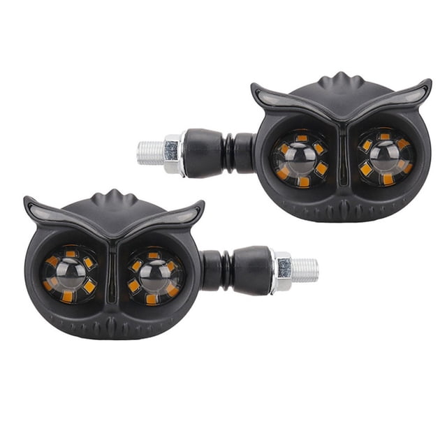 Projecteur de Moto Hibou LED Clignotant 12V Bicolore