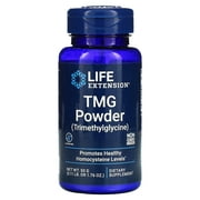 Life Extension TMG Powder - Trimethylglycine - Helps Maintain Normal Homocysteine Levels, Heart Health - Gluten-Free, Non-GMO, Vegetarian - Net Wt. 50 g (0.11 lb. or 1.76 oz.)