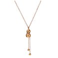thumbnail image 1 of Collier pour Femmes Mode Design Spécial Diamant Acier Titane Brillant Collier Clavicule Collier Croisé, 1 of 5