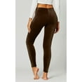 thumbnail image 5 of Conceited Women's Noelle Ultra Soft Velour Leggings, 5 of 6