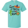 thumbnail image 3 of Inktastic Happy Cinco De Mayo Sombrero, Cactus, Flowers T-Shirt, 3 of 5
