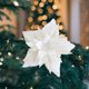 thumbnail image 4 of Ganfancp Flor de Navidad Simulación de Flor de Navidad Accesorios para Coronas de Navidad Decoración Del Árbol de Navidad Doble Flor de Navidad Ofertas Del Día 1*Flor de Navidad, 4 of 6