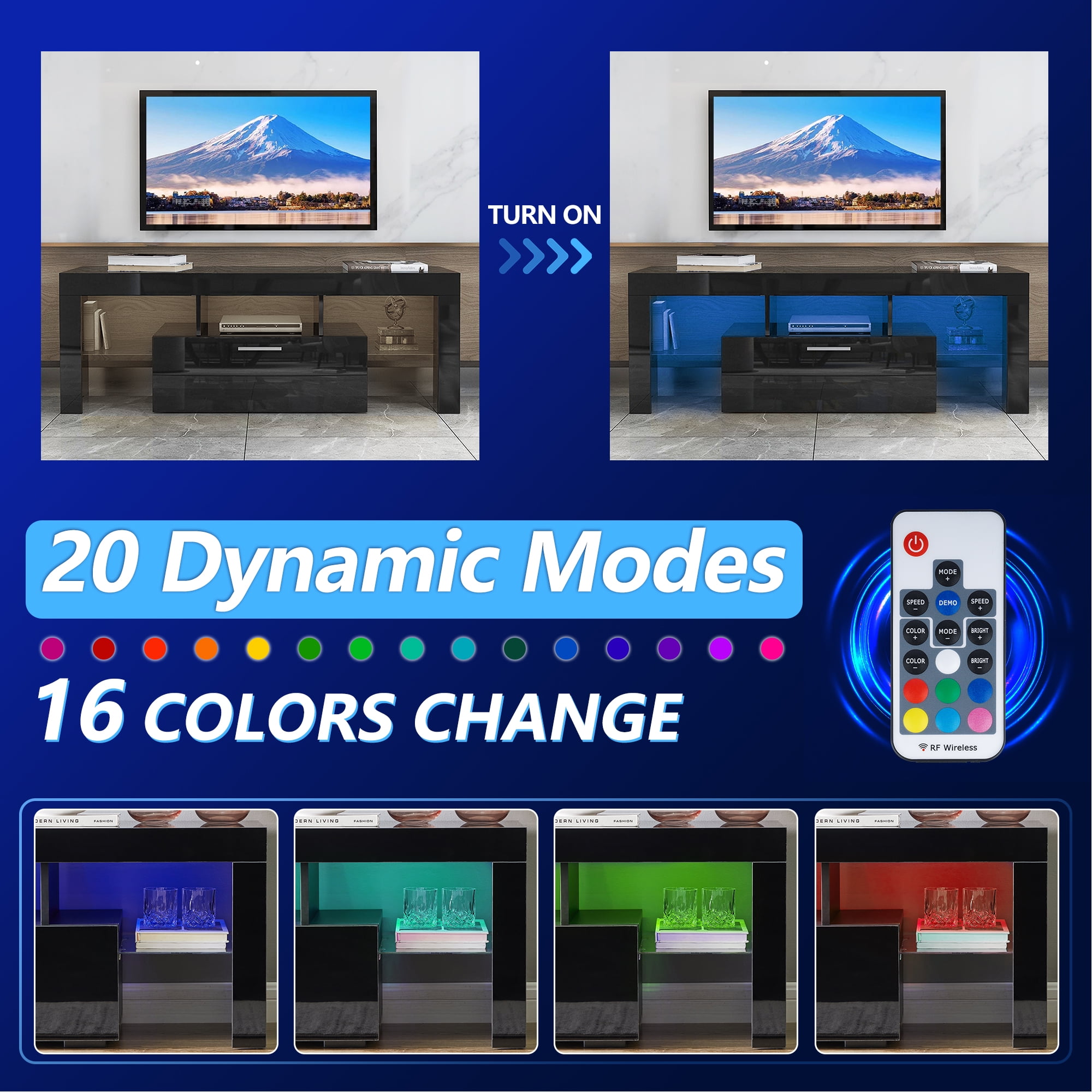 uhomepro TV Stand for TVs up to 70