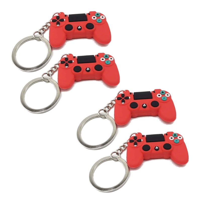 Video Game Controller Keyring Key Ring Gamepad Gaming Keychain