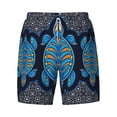 thumbnail image 4 of Lsque Mens Swim Trunks Turtle Pattern - Bathing Suit Compression Liner - Beach Swim Shorts Swimwear - (S-3XL) - Stretch Quick Dry -3X-Large, 4 of 9