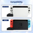 thumbnail image 4 of Joy Con Charging Storage Kit for Nintendo Switch & Switch OLED, Charging Dock for Switch Joy Con Controller with Game Cards Storage Rack, 4 of 5