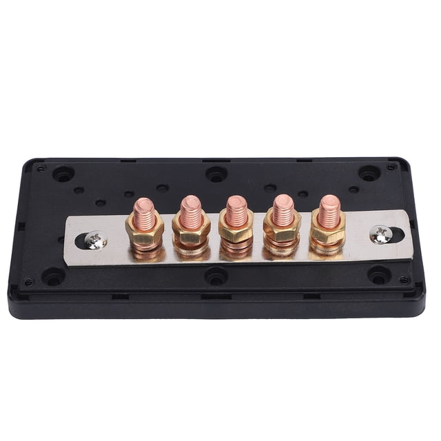 Marine Battery Power Distribution Block Heavy Duty Safe Connection Bus Bar for Vehicles Boats RVs