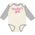 thumbnail image 3 of Inktastic Valentine's Day Daddy's Girl Girls Long Sleeve Baby Bodysuit, 3 of 5
