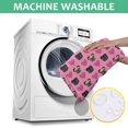 thumbnail image 6 of Pink Pug Puppies Square Tablecloth,Waterproof Square Table Cover,Wipeable Spillproof Washable Table Cover for Home Kitchen Party Decor 52"x52"(132x132cm), 6 of 6