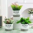 thumbnail image 4 of Lavanda artificial, plantas verdes falsas con forma de estrella, plantas en macetas, pequeñas decoraciones, decoración de la sala de estar del hogar, decoración del comedor, bonsái, 4 of 5
