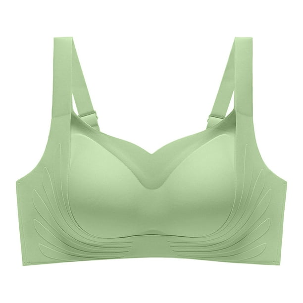 Aayomet Bras for Women Pack Sexy and Traceless Chest Gathered